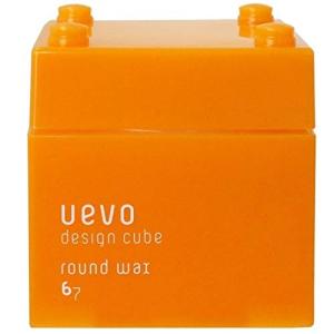 ウェーボ デザインキューブ (uevo design cube) ラウンドワックス 80g Orange 80グラム (x 80)｜eiai