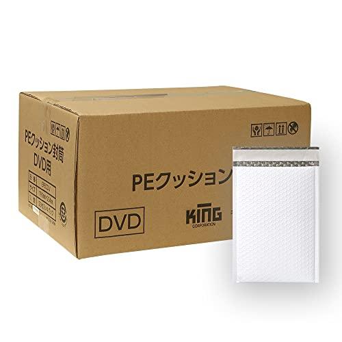 キングコーポレーション クッション封筒 PE 耐水タイプ DVD用 100枚入 EPECDV-4 ホ...