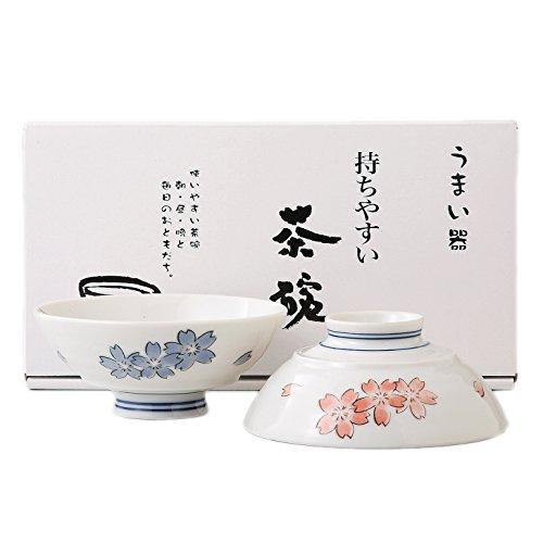 ヴィクトリー 飯碗 ギフト 箱入り 持ちやすい茶碗ペア吉野桜 1615343