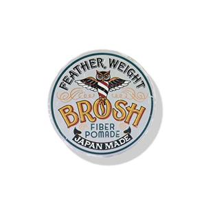 BROSH(ブロッシュ) BROSH"mini" FIBER POMADE ヘアワックス 40グラム (x 1)｜eiai