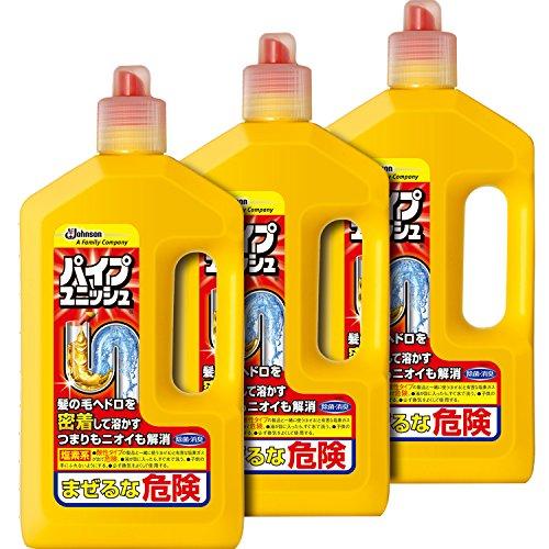 【まとめ買い】 パイプユニッシュ 排水口・パイプクリーナー 液体タイプ 大容量 3本セット 800g...