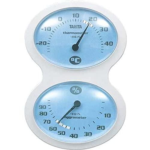 タニタ 温湿度計 温度 湿度 アナログ 壁掛け ブルー TT-509 BL