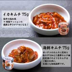 海鮮キムチ お試し4点セット イカキムチ チャ...の詳細画像2
