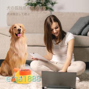 犬猫用知育玩具 餌入れ式 自動おやつ供給 押し...の詳細画像3