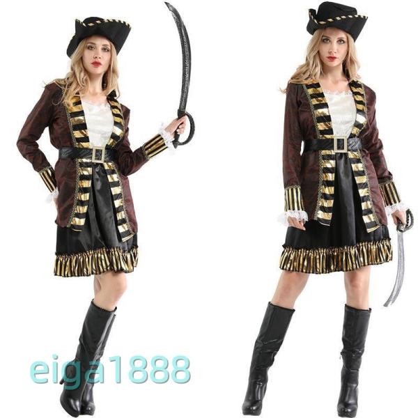 ハロウィン衣装 女海賊 王女 ジャック船長パイレーツオブカリビアン ハロウィン 衣装 仮装 レディー...