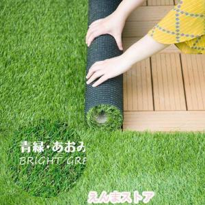 人工芝 ロール 1m×10m 芝丈30mm ピン22本つき 4色立体感 透水穴つき リアル ふかふか 高品質 高密度 色落ちにくい 抜けにくい 復元性 立体感　 青緑