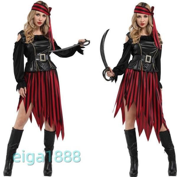 大人用 ハロウィン衣装 女性 海賊 王女 パイレーツオブカリビアンに変身レディース ガールズ ハロウ...