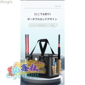 座れるドタックルボックス ロッドホルダー付き ...の詳細画像5