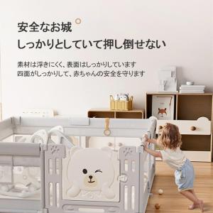 ベビーサークル ハイタイプ 扉付き 収納バック...の詳細画像2