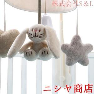 赤ちゃんメリー ベッドおもちゃ オルゴール ベ...の詳細画像2