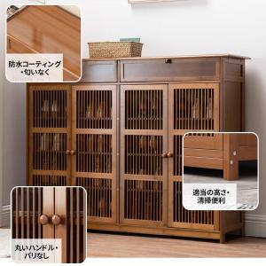 下駄箱 シューズボックス 靴箱 玄関 大容量 ...の詳細画像5