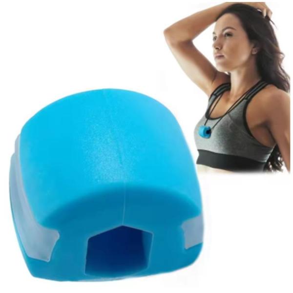 フェイスヨガボール フィットネスボール エクササイズ 二重あご フェイスライン 小顔 筋 ブルー