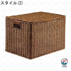 収納ボックス 収納かご 蓋付き収納バスケット ...の詳細画像2