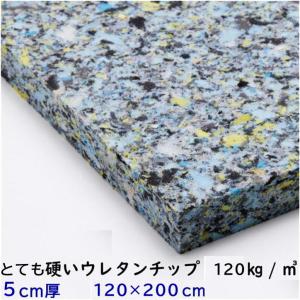 5センチ厚×120×200とても硬いウレタンチップ120kg／立方メートル CH408【123円／リットル】｜eigekai-shop