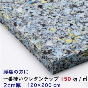 2センチ厚×120×200一番硬いウレタンチップ150kg／立方メートル CH411【150円／リットル】｜eigekai-shop