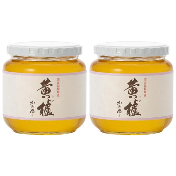 はちみつ 専門店【かの蜂】 国産 ハゼ 蜂蜜 600g×2本 完熟 の 純粋 蜂蜜 （瓶容器）