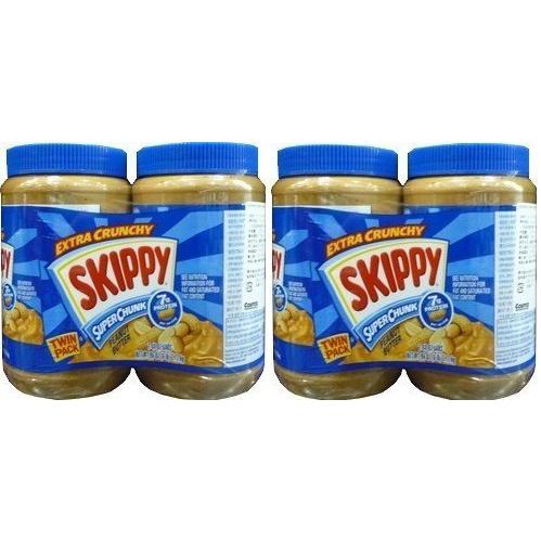 SKIPPY スキッピー ピーナッツバター スーパーチャンク 5.44kg(1.36kg×4) 海外...