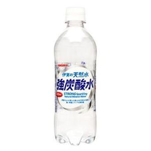 サンガリア 伊賀の天然水 強炭酸水 プレーン 500ml×48本