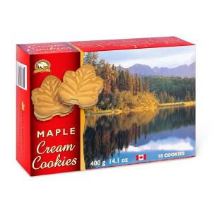 Canada True Premium メープルクリームクッキー 100%ピュアメープルシロップ入り - カナダ製