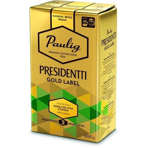 PAULIG PRESIDENTTI パウリグ プレジデント ゴールド ラベル コーヒー 500g ...