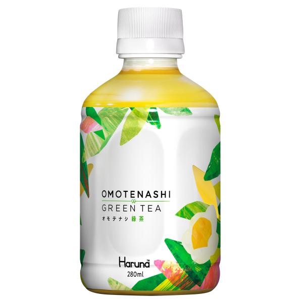 ハルナプロデュース ルカフェ オモテナシ緑茶 280ml×24本