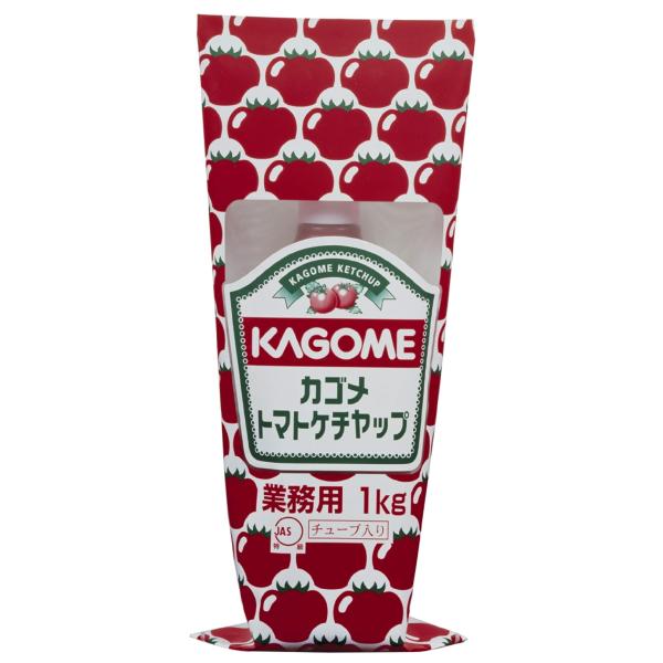 カゴメ トマトケチャップ 特級 チューブ 1kg 1000g 4本 業務用 大容量 レストラン用