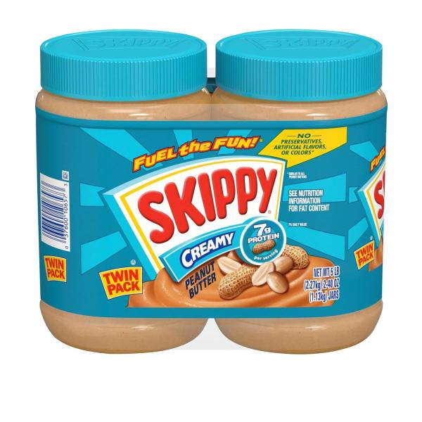 SKIPPY(スキッピー) クリーミー ピーナッツバター 1360g(2個セット) [並行輸入品]