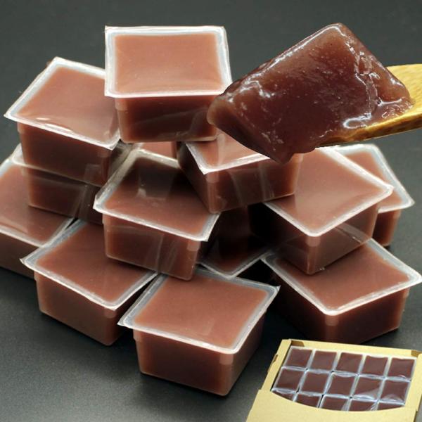 和楽 メガ盛り とろける水ようかん こしあん 50g×15個 一口サイズ ミニようかん ボックス