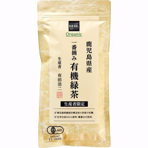 ビオラル 鹿児島県産 一番摘み有機緑茶 100g
