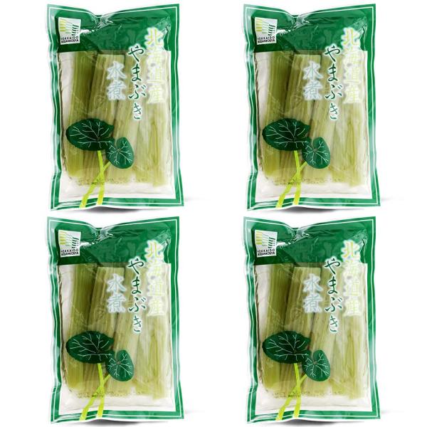 山ぶき水煮 100g×4袋 (北海道産)野菜を春の味覚を食卓にいかがでしょうか。(ふき水煮 やまぶき...