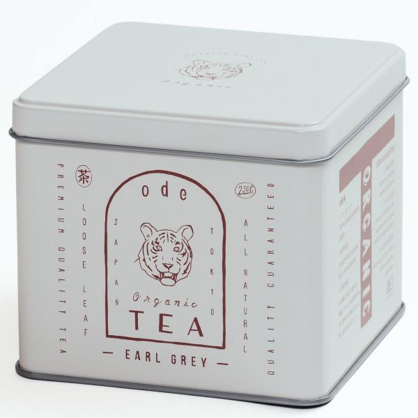 ode tea オーガニックティー 有機紅茶 アールグレイ 230g缶 ギフトに最適 Organic...