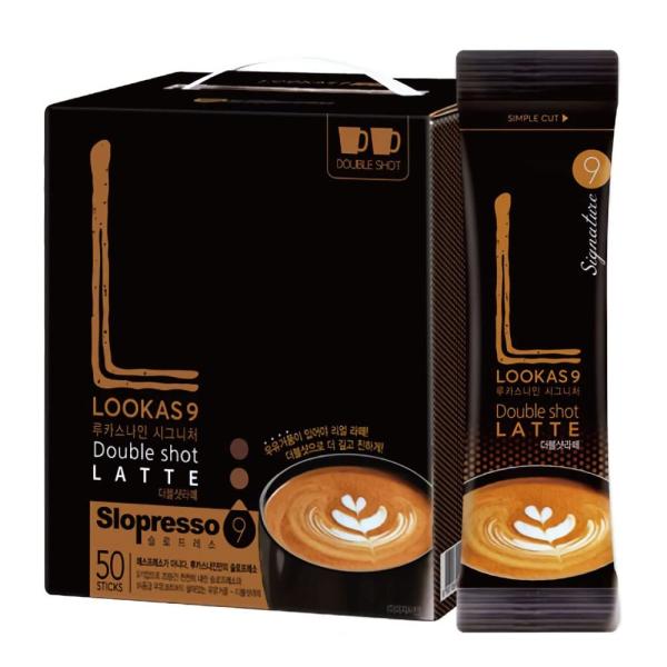 LOOKAS9 ルーカス9 シグネチャー ダブルショット ラテ コーヒー 50個入 / リニューアル...