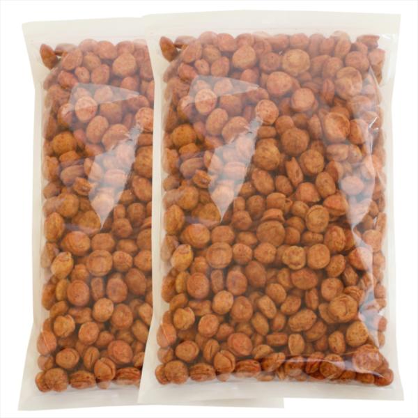 南風堂 えびピーナッツ 1kg×2袋 業務用大袋セット 濃厚海老風味の落花生豆菓子 エビ豆 塩味 お...