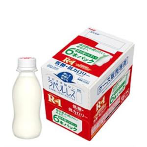 【ラベルなし】明治 プロビオヨーグルトR-1 ドリンクタイプ 低糖・低カロリー (112g×6本×４...