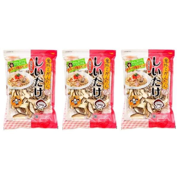 [岡田商店] 干し椎茸 しいたけスライス 40g × 3