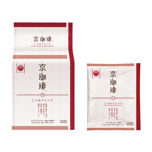 小川珈琲 京珈琲 こうみブレンドドリップコーヒー 50ｇ(5杯分) ×3個