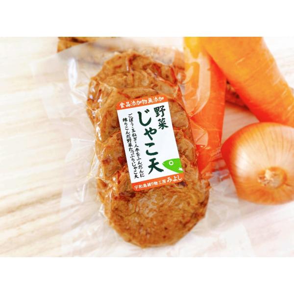 野菜天5枚 無添加じゃこ天 宇和島練り物工房みよし 真空タイプ