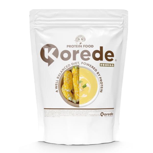 KOREDE プロテインスープ コーンスープ 20食 400g たんぱく質50% 甘くない ソイプロ...