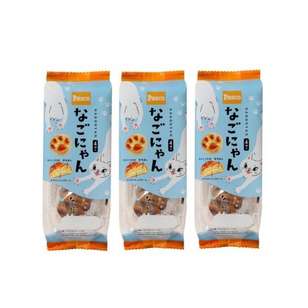 【まとめ買い】ご当地 Pasco なごにゃん4個入×3パック なごやん 和菓子 名古屋土産