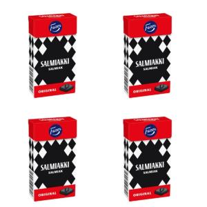 ファッツェル サルミアッキ 40g×4箱 フィンランドのお菓子 並行輸入品