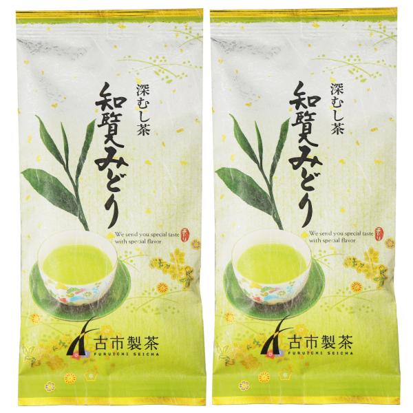 古市製茶 知覧茶 深むし茶 知覧みどり 彩 100g 2本セット 茶葉 日本茶 緑茶 1000400...