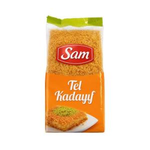 Sam Tel Kadayif ローストカダイフ麺 ドバイチョコ作り ドライ カット麺 焼きタイプ 500g ドバイチョコレート材料 トルコ産 ピスタ