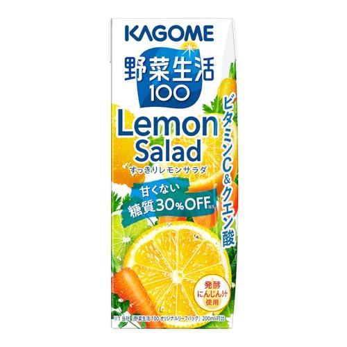 カゴメ 野菜生活100　すっきりレモンサラダ 200ml紙パック×24本