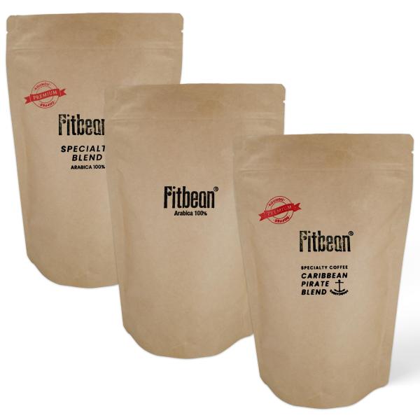 Fitbean Premium コーヒー豆 3種類セット（200g × 3袋 豆のまま）自家焙煎 深...