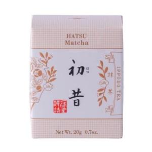 一保堂茶舗 抹茶 初昔(はつむかし) 20g × 1箱 日本製 上品な香りとまろやかな旨味 お抹茶用...