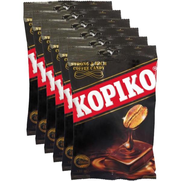 KOPIKO コーヒーキャンディ袋入 120g×6袋