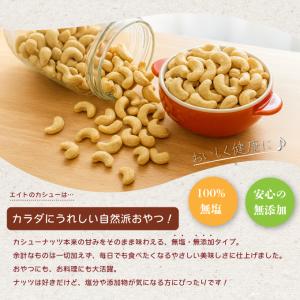 カシューナッツ 無塩 450g チャック付き袋...の詳細画像2