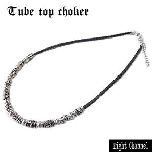 チョーカー クロス 百合の紋章 アラベスク サーフ シルバー