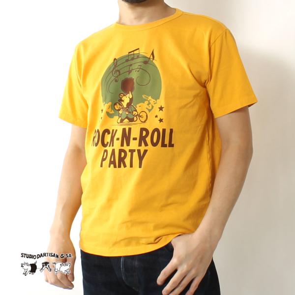 ダルチザン Tシャツ 2023春夏 新作 8104A STUDIO D'ARTISAN ROCK N...