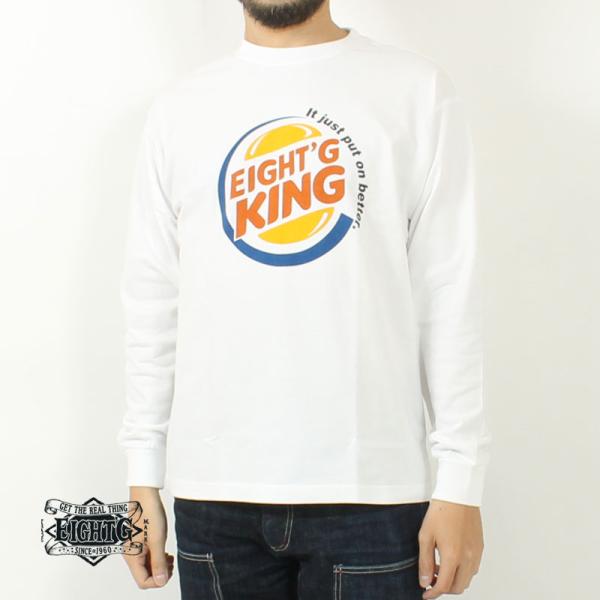 エイトジー ロンT プリント 2024秋冬 新作 ロゴ  Tシャツ 長袖 シンプル 丸首 丸胴 クル...